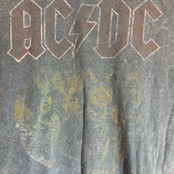 Shirts | Acdc Small Grey Graphic Vintage Tshirt A3 | Poshmark